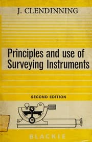 Tapa de PRINCIPLES AND USE OF SURVEYING INSTRUMENTS. second edition