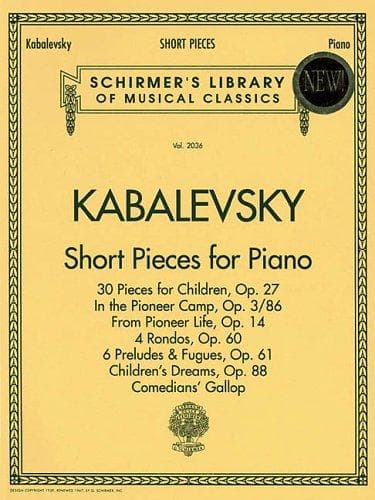 Tapa de Short Pieces for Piano