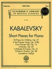 Tapa de Short Pieces for Piano