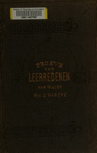 Tapa de Proeve van leerredenen