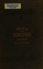 Tapa de Proeve van leerredenen