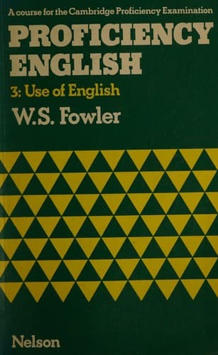 Tapa de Proficiency English