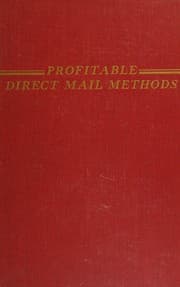 Tapa de Profitable direct mail methods,