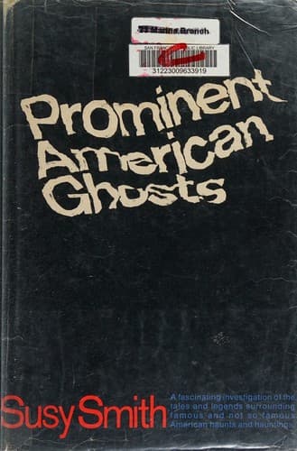 Tapa de Prominent American ghosts