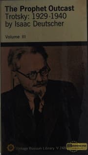 Tapa de The Prophet Outcast : Trotsky : 1929-1940