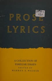 Tapa de Prose lyrics