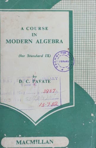 Tapa de A Course In Modern Algebra