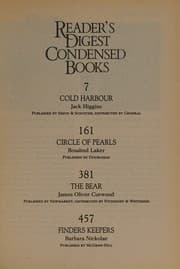 Tapa de Reader's Digest Condensed Books Vol 4 1990