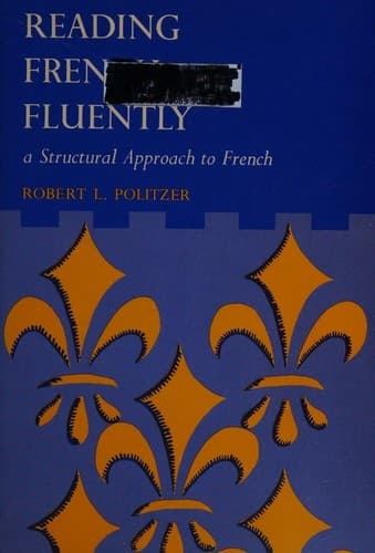 Tapa de Reading French fluently