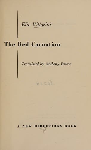 Tapa de The red carnation