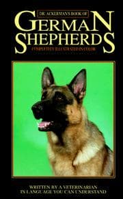 Tapa de Dr. Ackerman's book of the German shepherd
