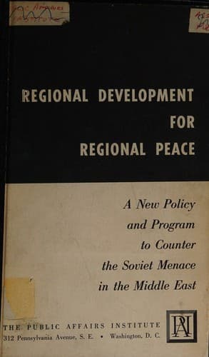 Tapa de Regional Development for Regional Peace