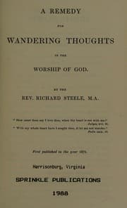 Tapa de A remedy for wandering thoughts in the worship of God