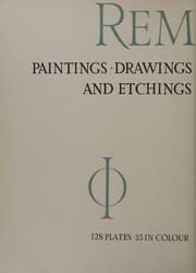 Tapa de Rembrandt paintings, drawings and etchings