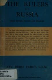 Tapa de The rulers of Russia