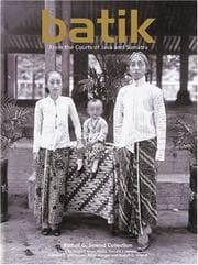 Tapa de Batik from the courts of Java and Sumatra