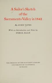 Tapa de A sailor's sketch of the Sacramento Valley in 1842 (Keepsakes ;no. 19)