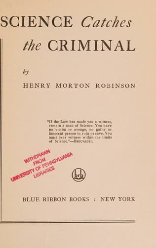 Tapa de Science catches the criminal