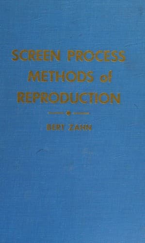 Tapa de Screen process methods of reproduction