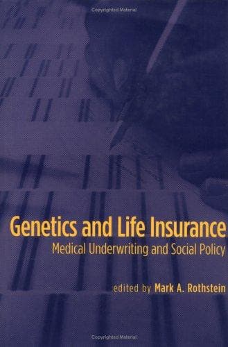 Tapa de Genetics and Life Insurance