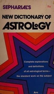 Tapa de Sepharial's New Dictionary of Astrology