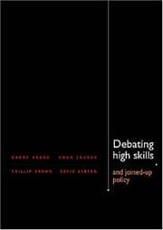 Tapa de Debating high skills and joined-up policy