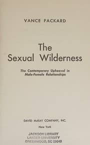 Tapa de The sexual wilderness;