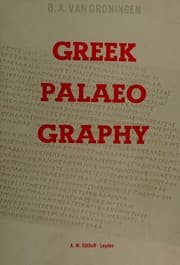 Tapa de Short manual of Greek palaeography,