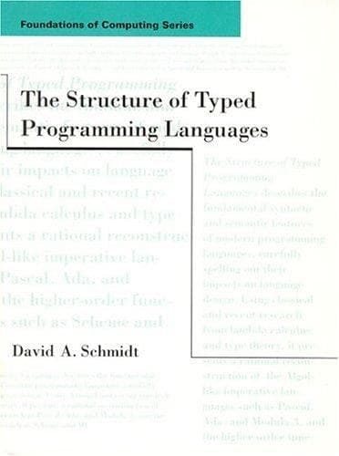 Tapa de The structure of typed programming languages