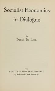Tapa de Socialist Economics in Dialogue.