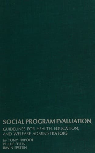 Tapa de Social program evaluation