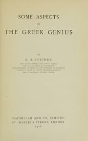 Tapa de Some Aspects of the Greek Genius