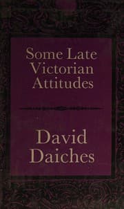 Tapa de Some late Victorian attitudes (Ewing lectures, 1967)
