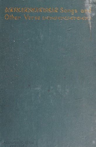 Tapa de Songs and other verse