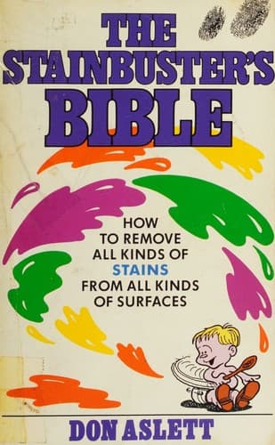 Tapa de The stainbuster's bible