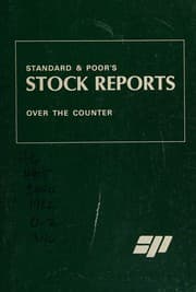 Tapa de standard & poor's stock reports over the counter