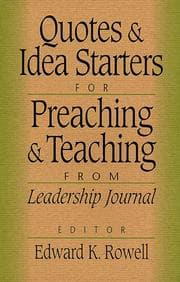 Tapa de Quotes and idea starters for preaching and teaching