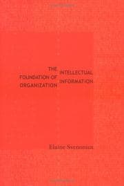 Tapa de The intellectual foundation of information organization