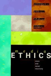Tapa de Media ethics