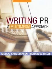 Tapa de Writing PR