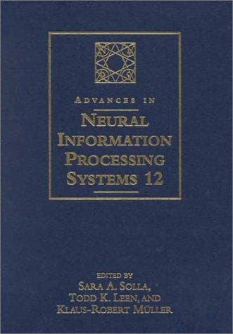 Tapa de Advances in Neural Information Processing Systems