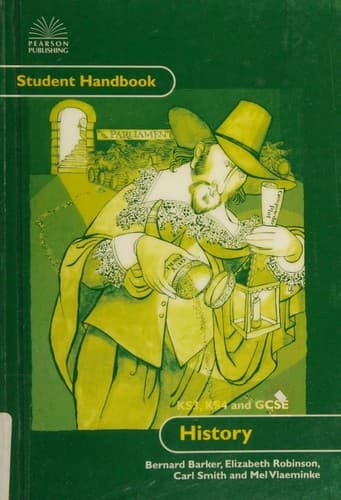Tapa de Student handbook for history