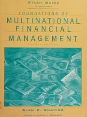 Tapa de Study guide to accompany Foundations of multinational financial management