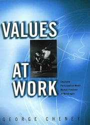 Tapa de Values at work