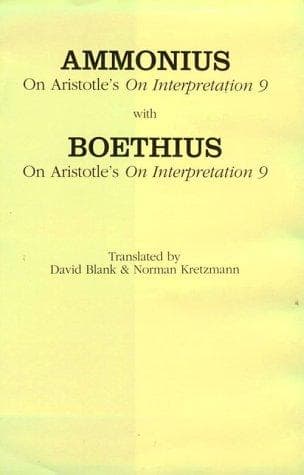 Tapa de On Aristotle's On interpretation 9