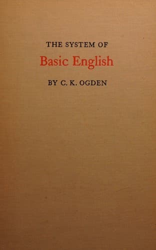 Tapa de THE SYSTEM OF BASIC ENGLISH