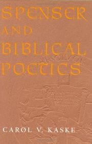 Tapa de Spenser and biblical poetics