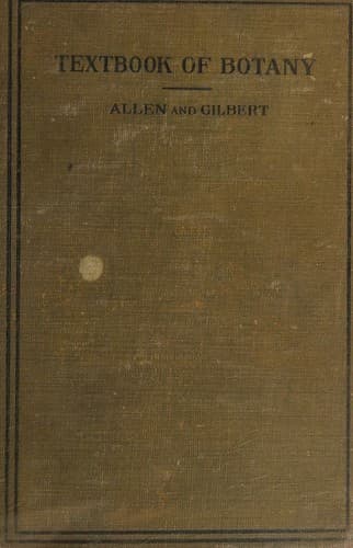 Tapa de Textbook of Botany