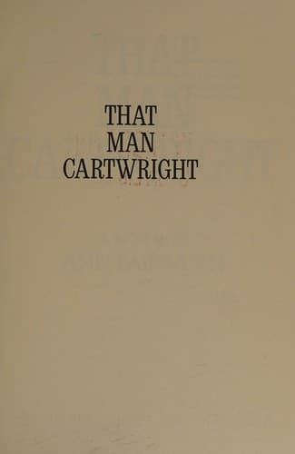 Tapa de That Man Cartwright