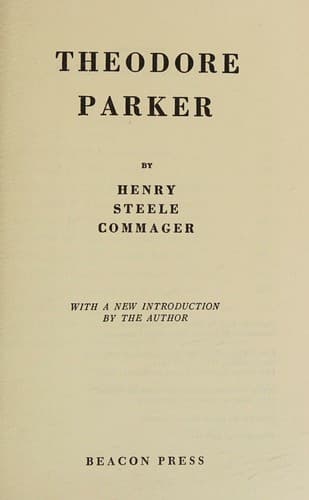 Tapa de Theodore Parker (Beacon)